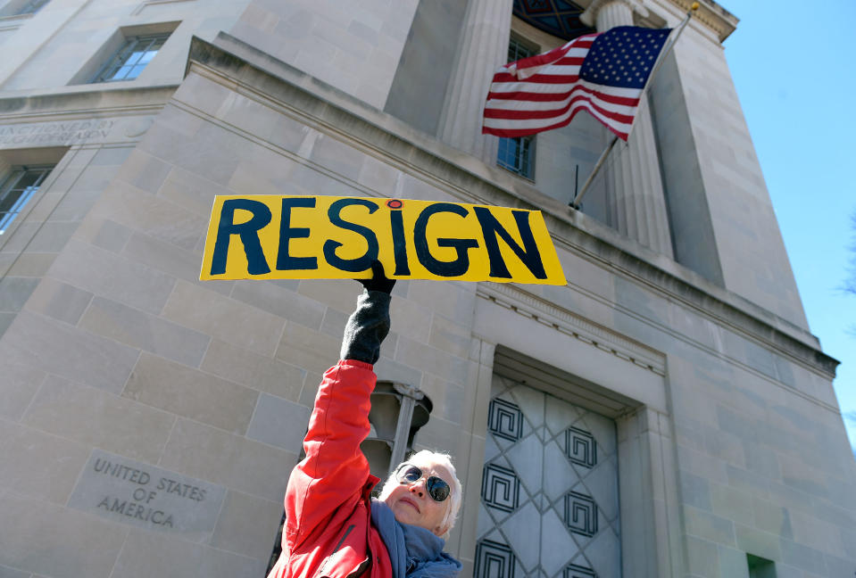 Sessions protest