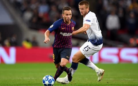 Arthur Barcelona vs Tottenham - Credit: Getty Images