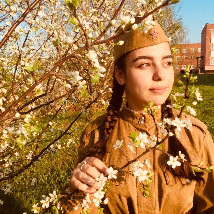 Karina Lazareva, a university student from Kazakhstan