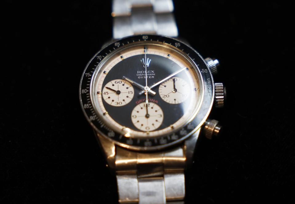 Eine Rolex Daytona mit der Referenz 6263.  - Copyright: picture alliance