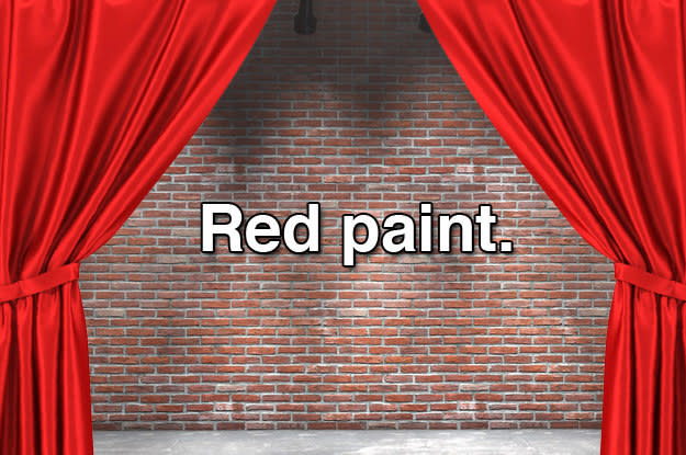 Red paint