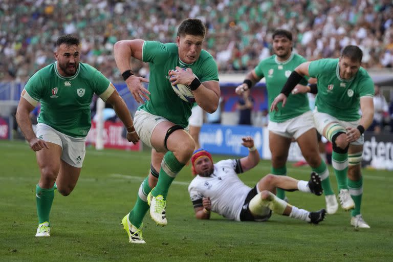 Irlanda, uno de los favoritos al título, vapuleó a Rumania el inicio del Mundial de rugby