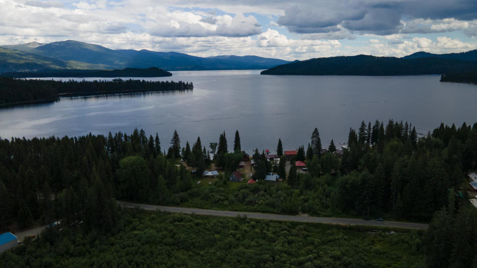 An aerial view of Priest Lake, Idaho, and the property at the center of the Supreme Court case Sackett v. EPA. / Credit: Brian Feuoner/Pacific Legal Foundation/Flickr/Creative Commons 2.0