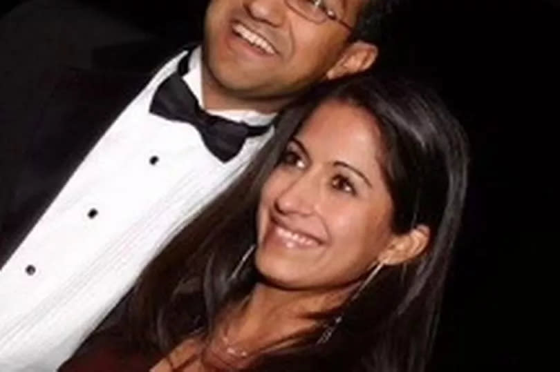 Professor Amit Patel and his wife, GP Dr Shivani Tanna -Credit:Family handout
