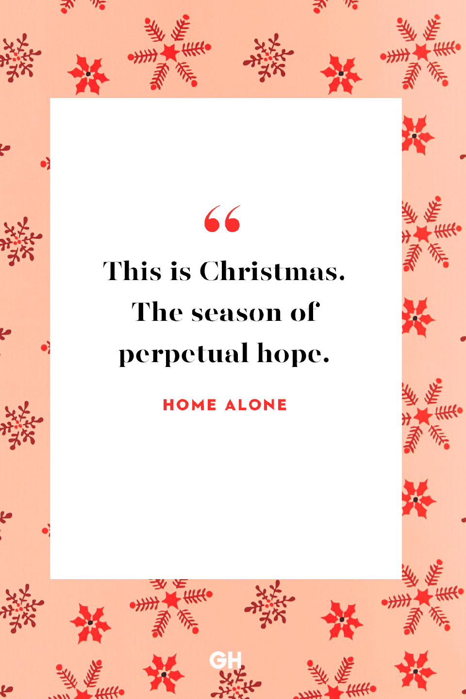 <p>This is Christmas. The season of perpetual hope. </p>