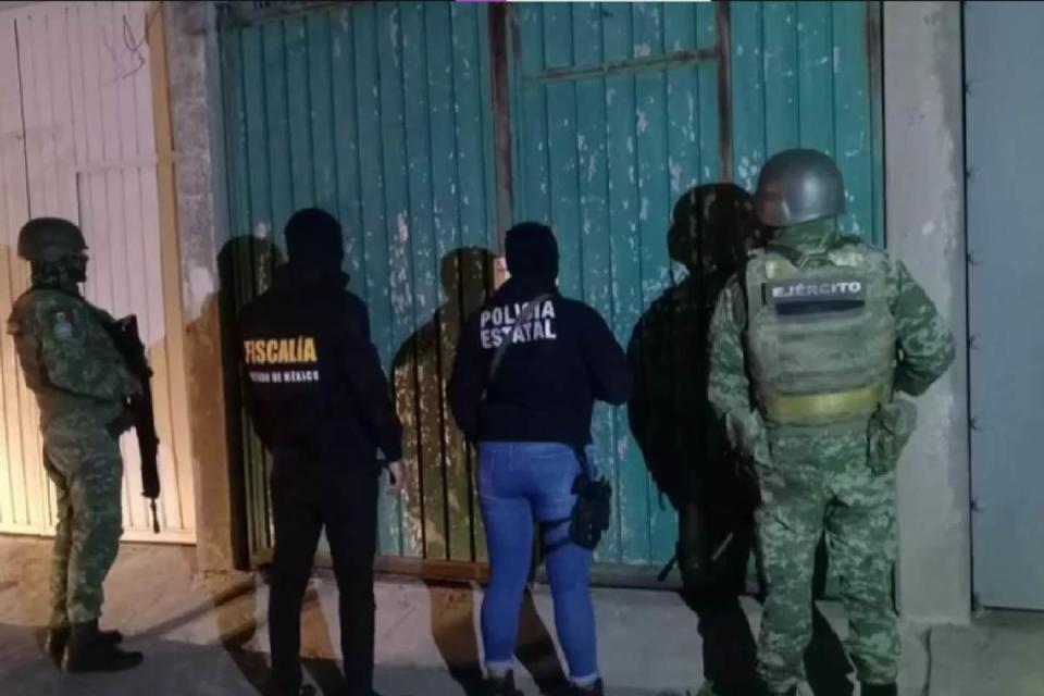 Bodega de pollo asegurada por elementos de la Fiscalía de Edomex