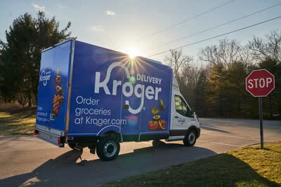 When preparing for vacation, the retailer recommends travelers check Kroger Delivery availability at their destination to stock up on vacation essentials when away from home. (PRNewsfoto/The Kroger Co.)