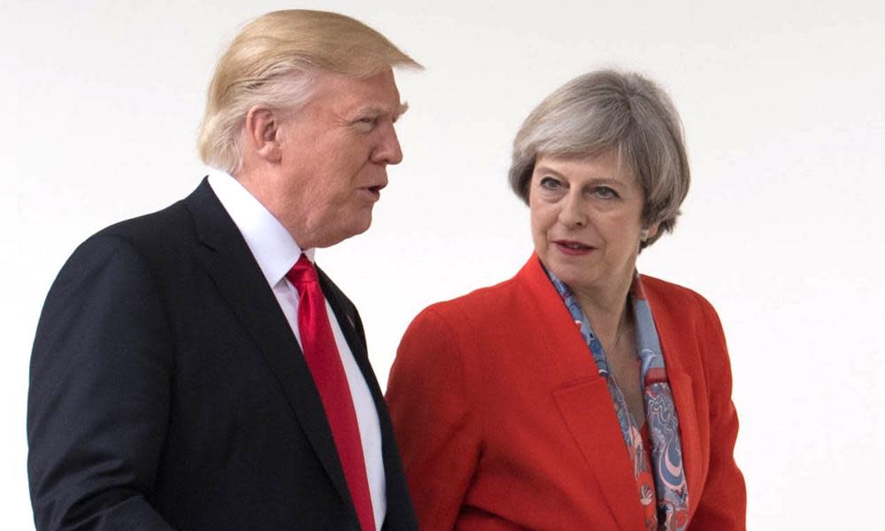 Donald Trump and Theresa May