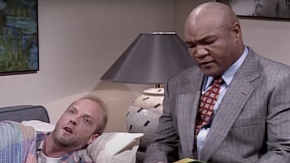 Chris Elliott and George Foreman on SNL