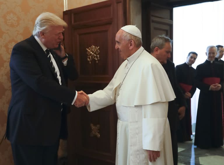 El Papa recibió a Trump en 2017