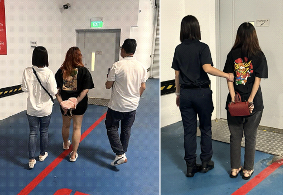 Other two of four arrested individuals (Photos: Singapore Police Force)