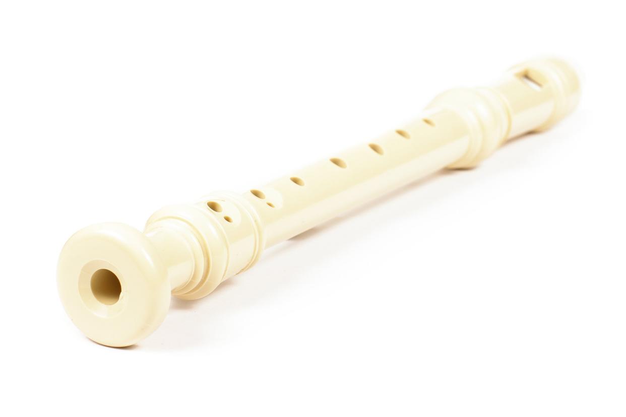 plastic recorder flute