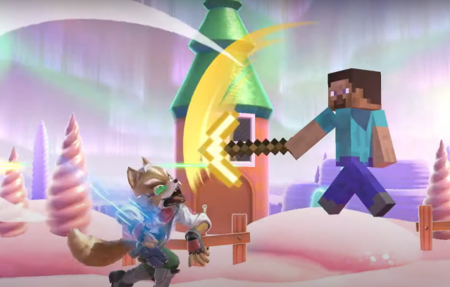 Super Smash Bros. Ultimate (Switch): Steve e Alex de Minecraft