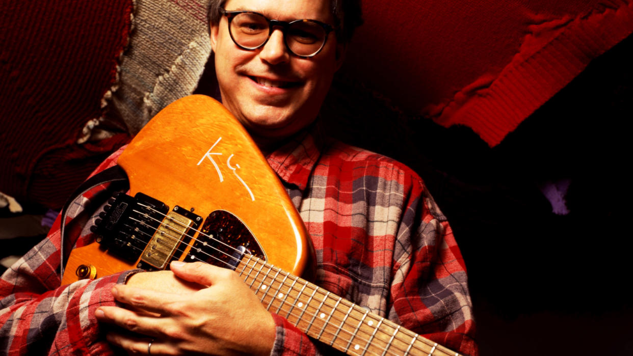  American guitarist, composer and arranger Bill Frisell poses for a portrait circa October, 1995 in New York, New York. 