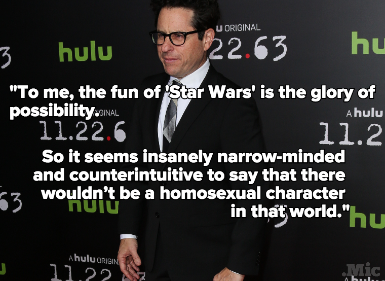 JJ Abrams Wants 'Star Wars' to Have Gay Characters 