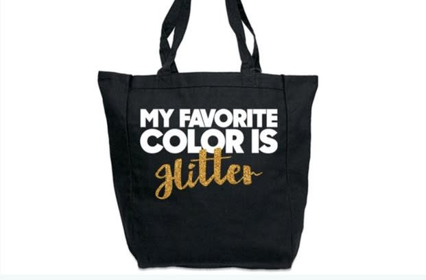 This bag accidentally spells the word “Hitler” instead of “glitter,” and people are not happy