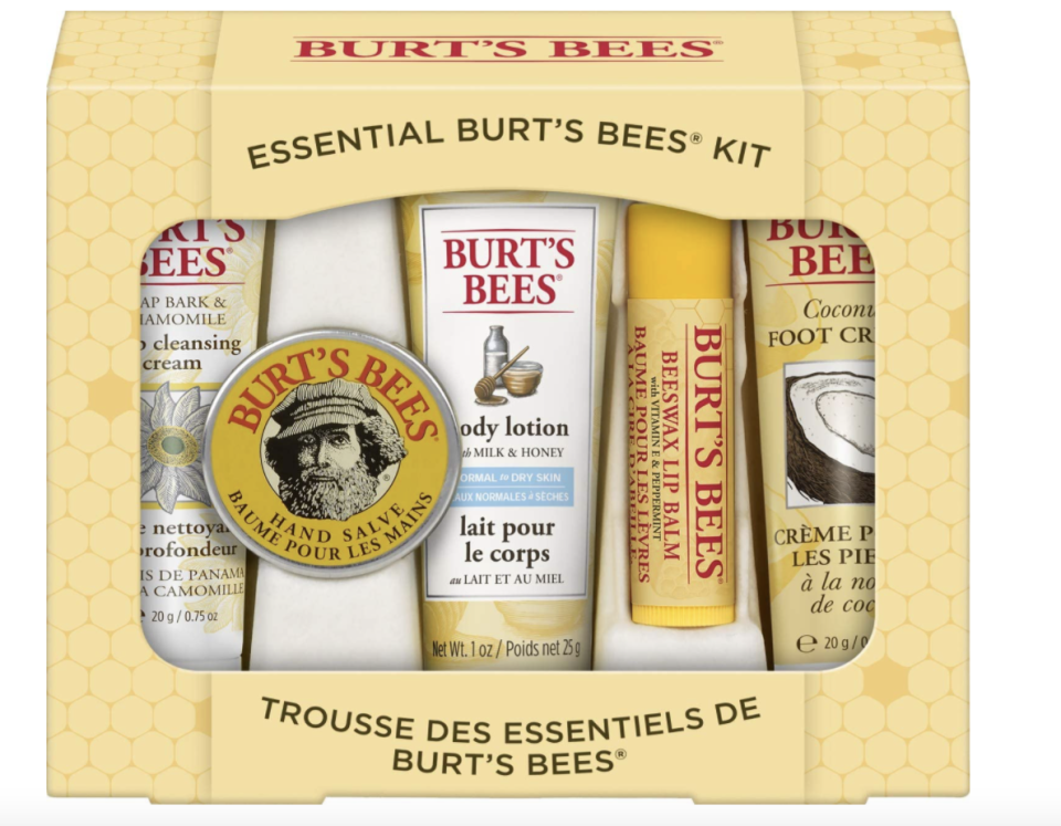 Burt&#39;s Bees Essential Everyday Beauty Gift Set  with body lotion and lip balm