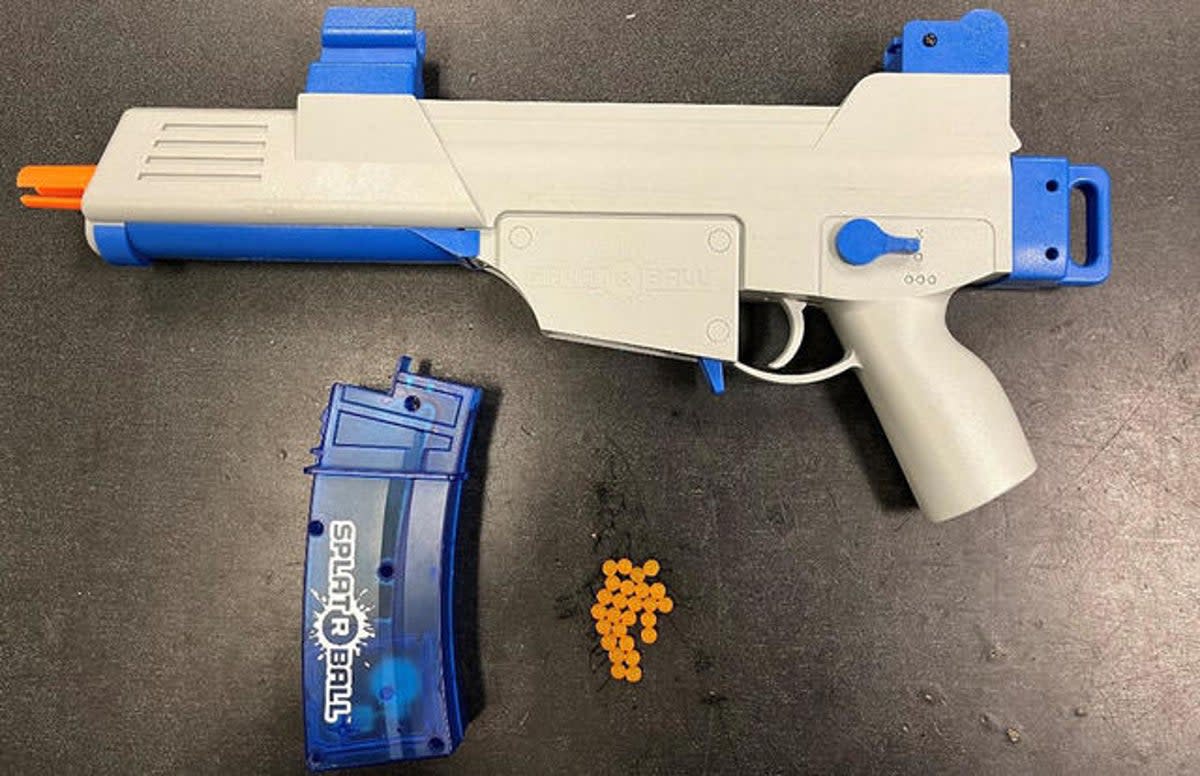 An 18-year-old Bronx teenager was shot and killed after playing with a bead blaster water gun similar to the one above (file photo) (CBS News)