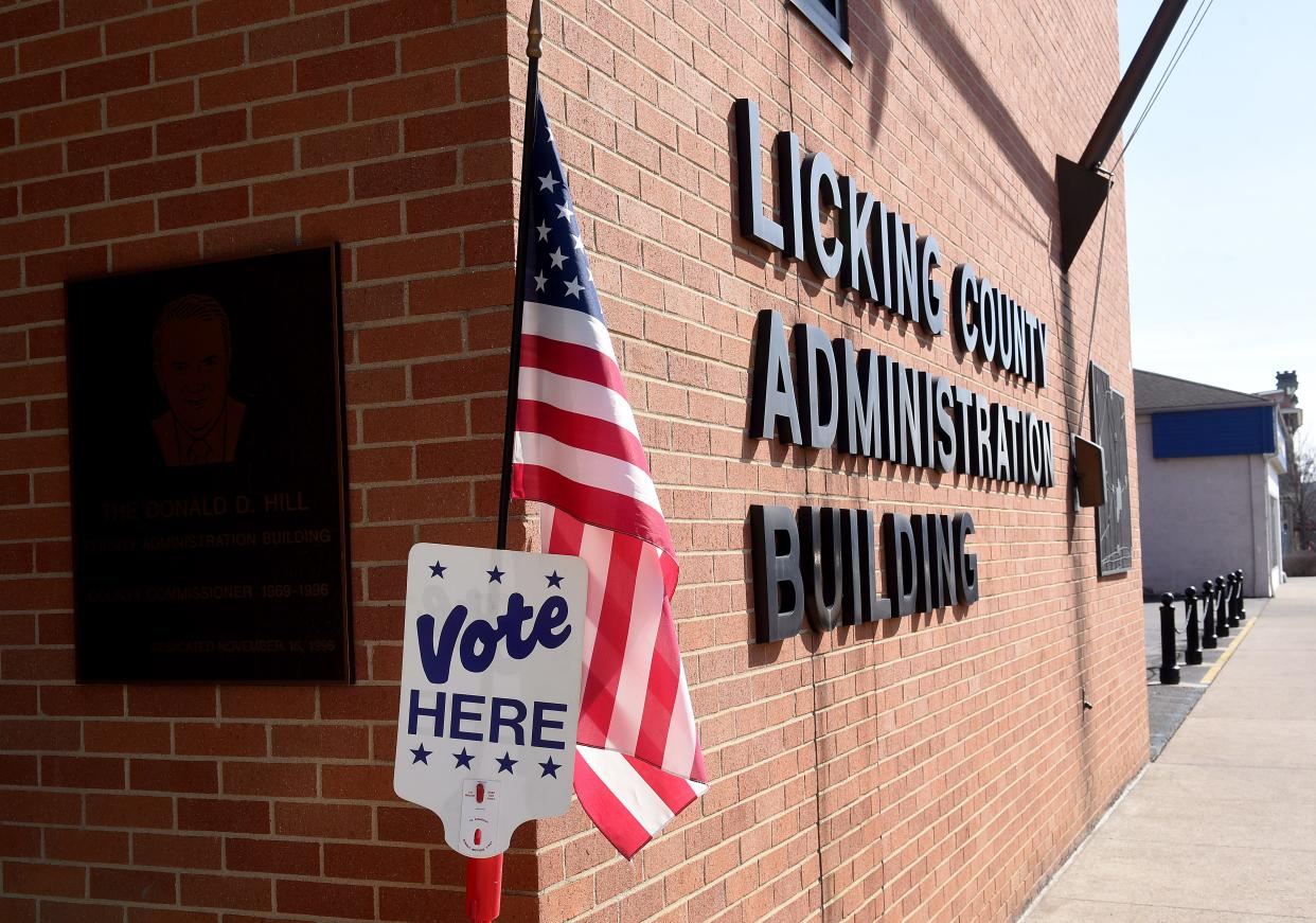 Don Hill Licking County Administration Building, where the board of elections is located.