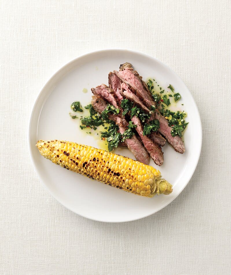 Steak With Chimichurri Sauce