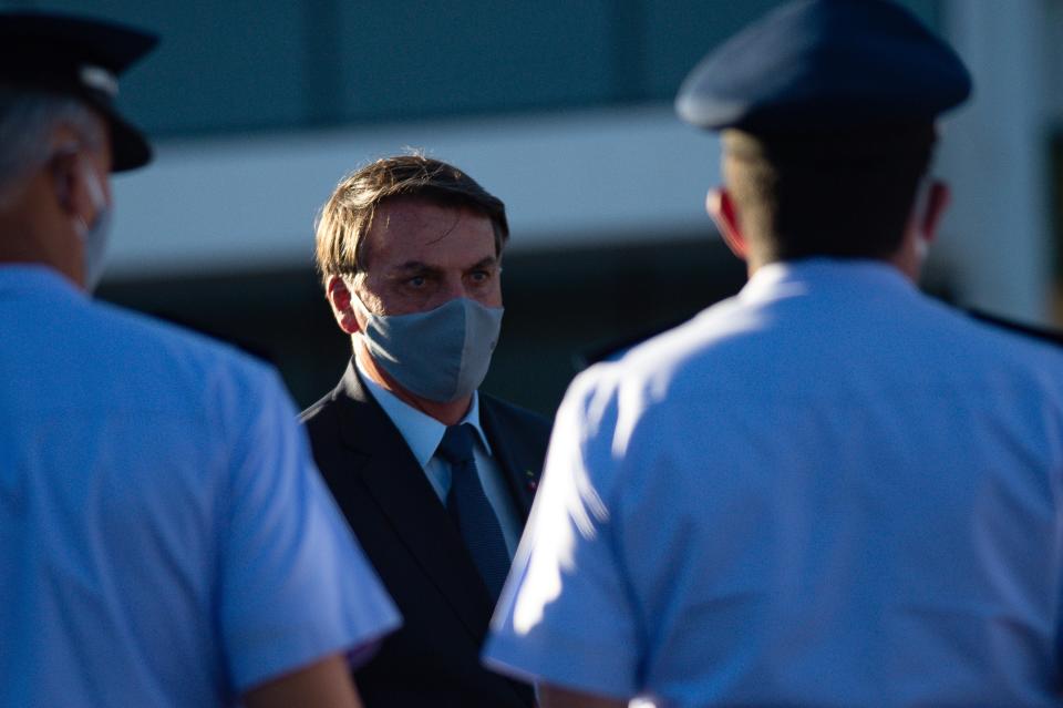 President of Brazil, Jair Bolsonaro, in Brasilia, June 23, 2020.