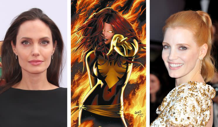 Will Angelina Jolie or Jessica Chastain join Dark Phoenix? Credit: Marvel/WENN