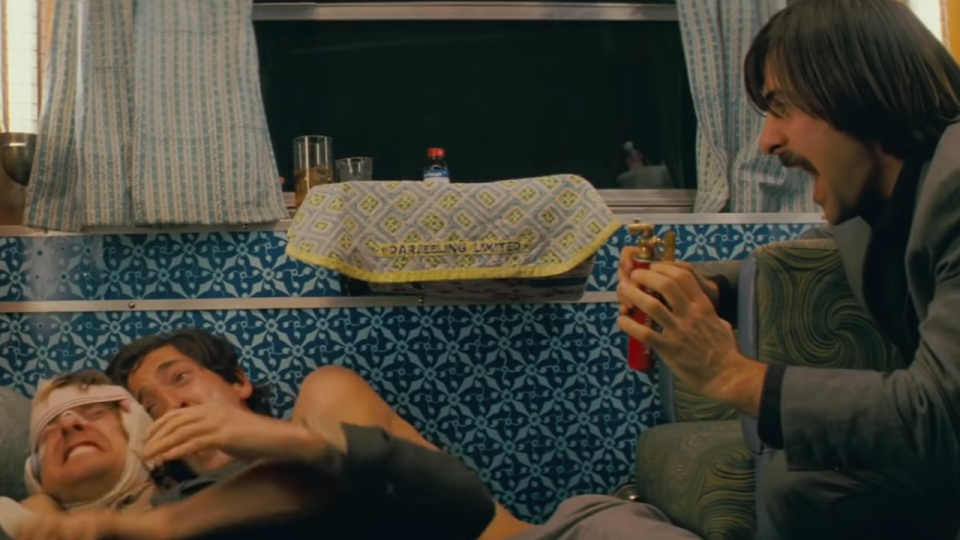 When The Brothers Fight On The Train (The Darjeeling Limited)