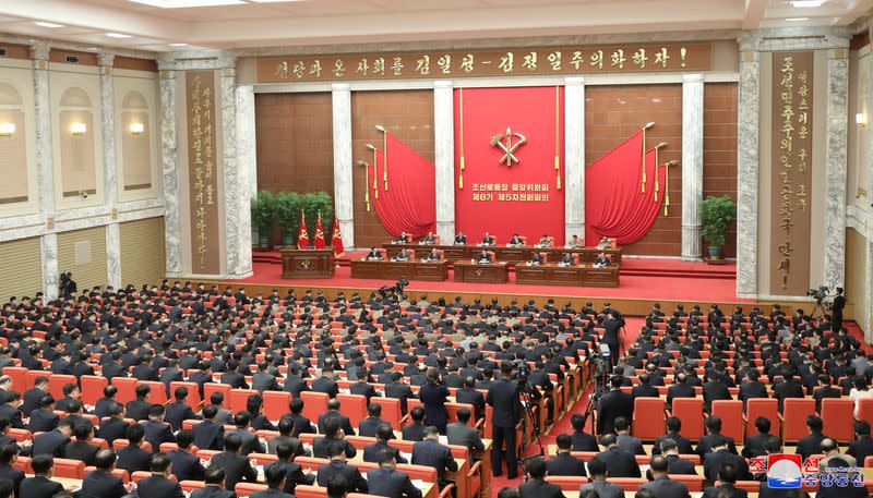 Fifth Enlarged Plenary Meeting of Eighth WPK Central Committee in Pyongyang