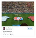 <p>Als in Marseille England gegen Russland antrat, passte der Träger des Buchstabens "E" wohl nicht richtig auf. Peinlich! (Bild: Twitter/iainmacintosh) </p>