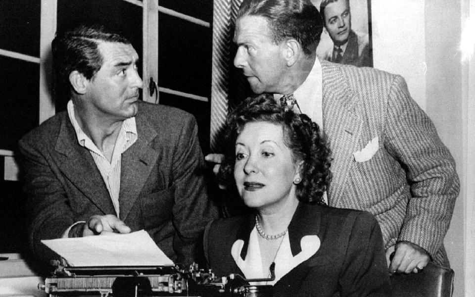 Gracie Fields with husband George Burns (r) and actor Cary Grant (r); she picked up several thousand votes - Reuters