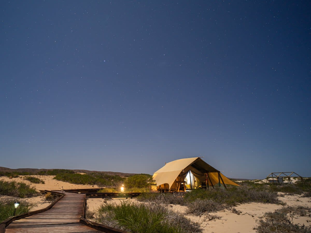 Have that blow-out holiday with Sal Salis Ningaloo Reef’s foot-in-sand luxury (Sal Salis Ningaloo Reef)
