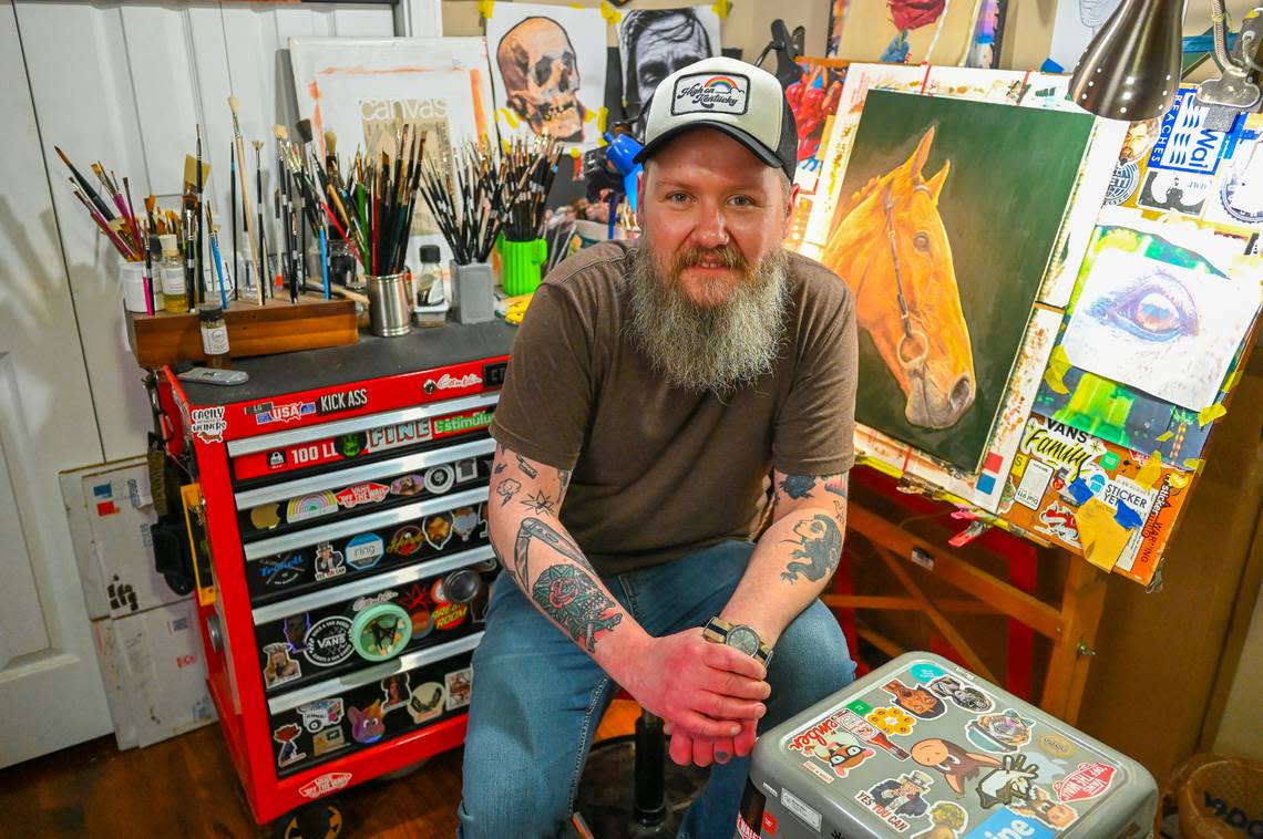 Lexington artist Nick Walters will be one of the the artists featured in the Kentucky Crafted Market, March 11 and 12 at the Alltech Arena in the Kentucky Horse Park in Lexington.