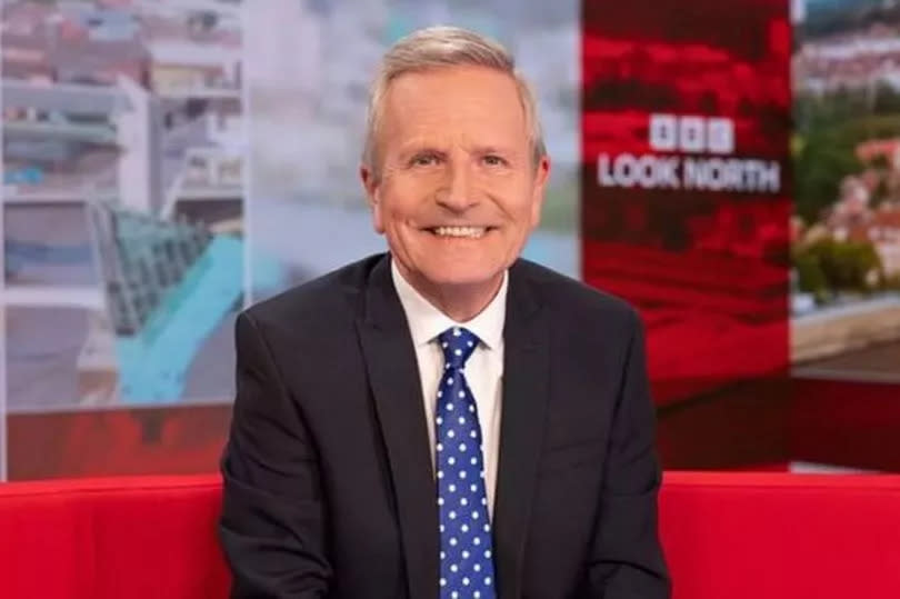 Peter Levy presenting BBC Look North