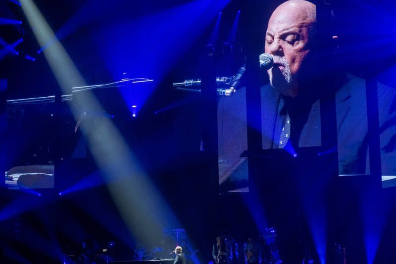 Billy Joel performs on stage at the Hard Rock Live in the Seminole Hotel and Casino Hollywood, in Hollywood, Fla., in 2023. File Photo by Gary I Rothstein/UPI