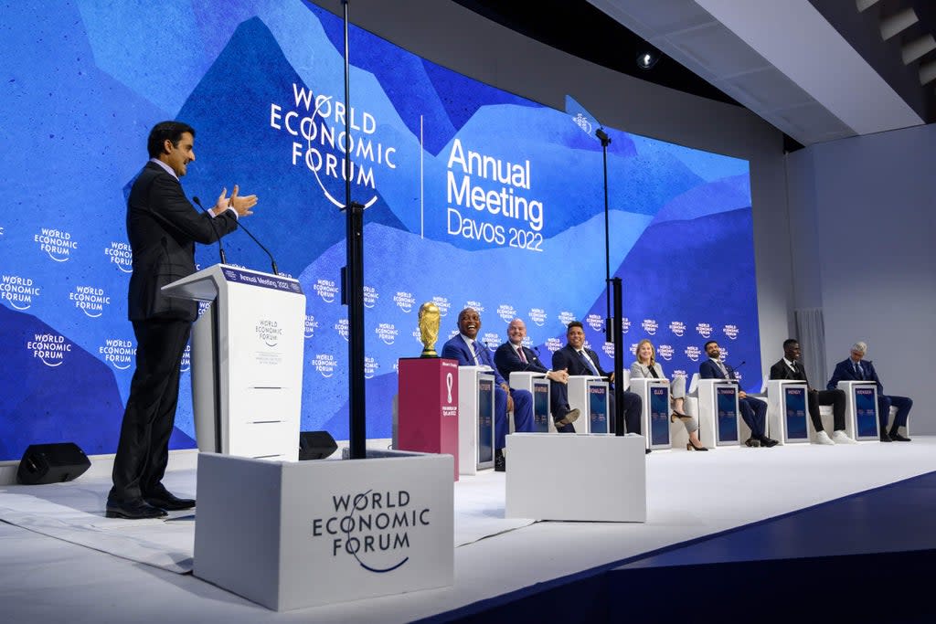 It’s growing prominence has, unsurprisingly, made Davos a prime target of conspiracy theories (AFP via Getty Images)