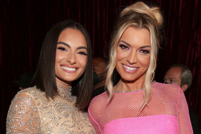 <p>Chris Polk/Variety/Penske Media via Getty</p> (L-R) Paige DeSorbo and Lindsay Hubbard at the MTV Movie & TV Awards on June 2, 2022.