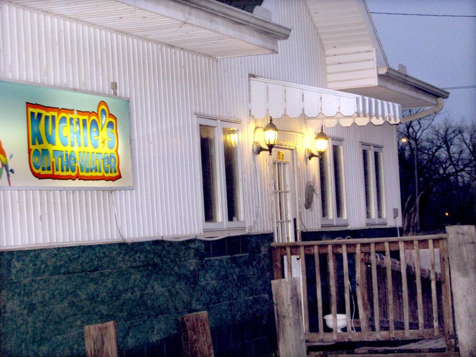 An exterior view of Kuchie's on the Water at 579 Wesley Road in Creve Coeur.