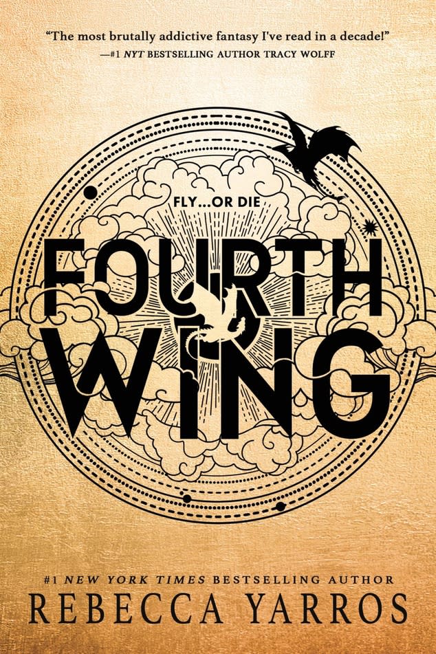 14. <i>Fourth Wing</I> by Rebecca Yarros