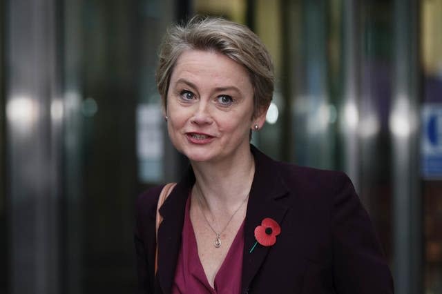 Shadow home secretary Yvette Cooper