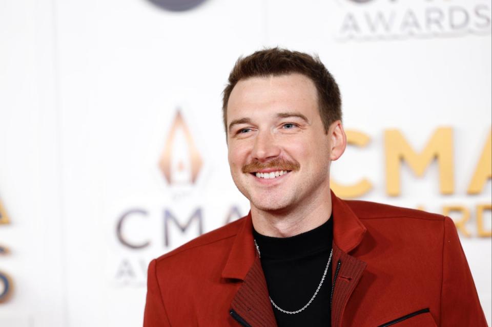 Morgan Wallen attends the CMA Awards in 2023 (Getty Images)