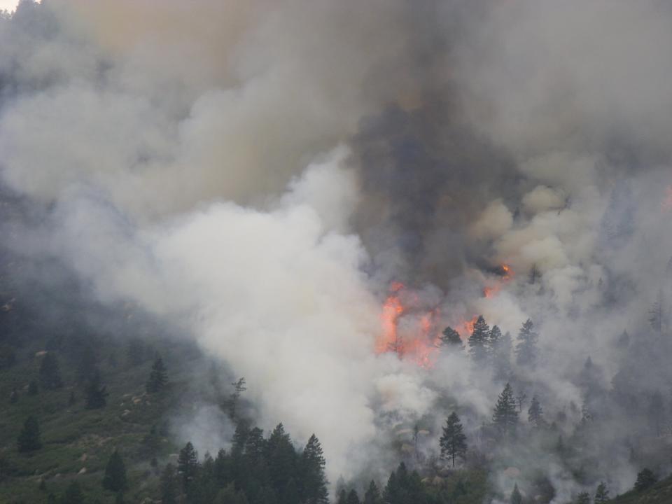 Michael Cloutier provided these photos depicting a fire that happened in 2009 in the valley neighborhood where he still lives.