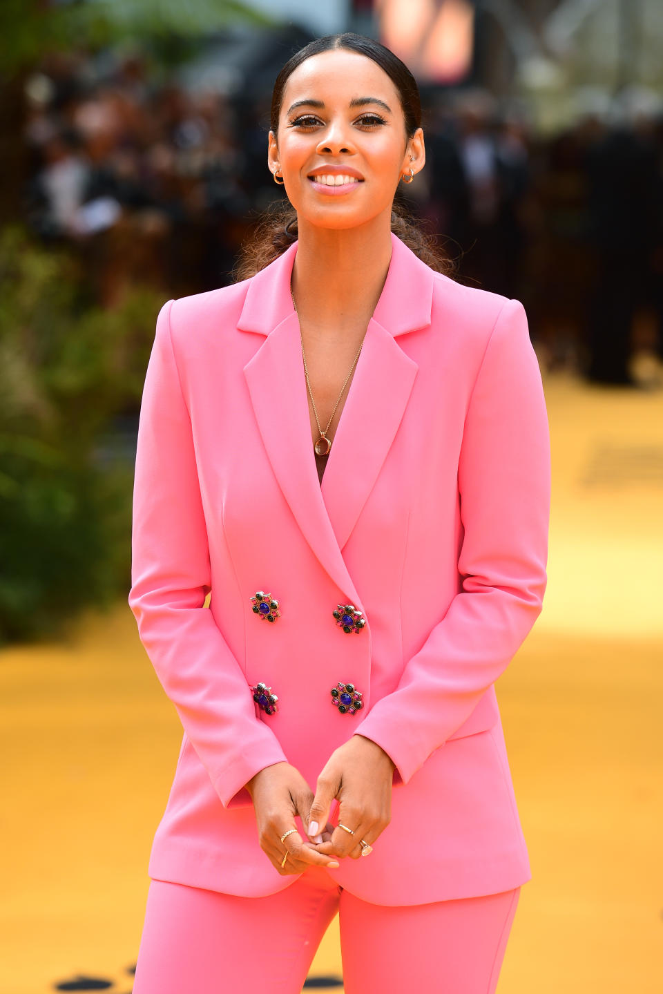 Rochelle Humes attending Disney's The Lion King European Premiere held in Leicester Square, London.