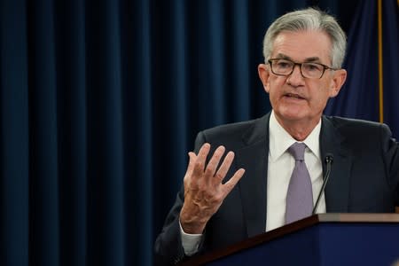 Federal Reserve Chair Jerome Powell holds a News Conference