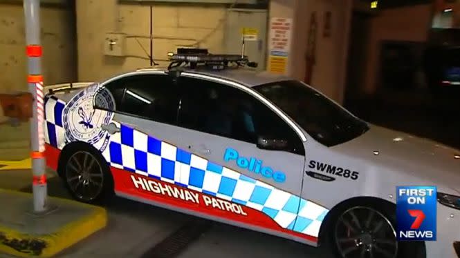 Up to twenty police attended the meeting which quickly got out of hand. Photo: 7 News