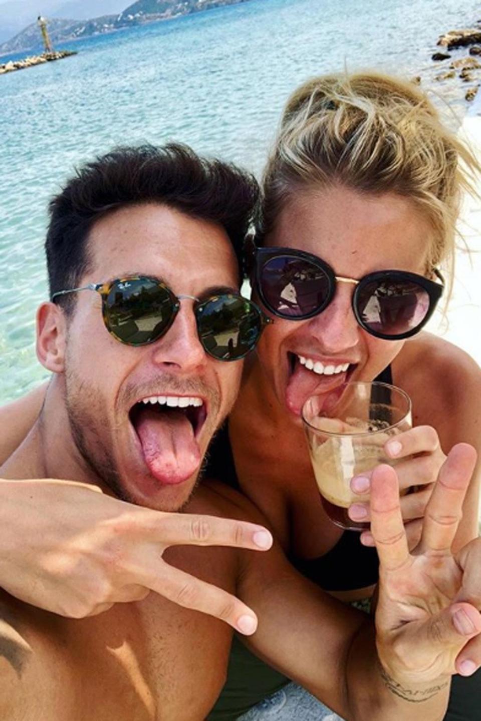 Excited: Gemma Atkinson and Gorka Marquez are gearing up for parenthood (Instagram/ Gemma Atkinson )