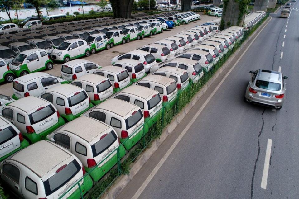 Electric cars road China