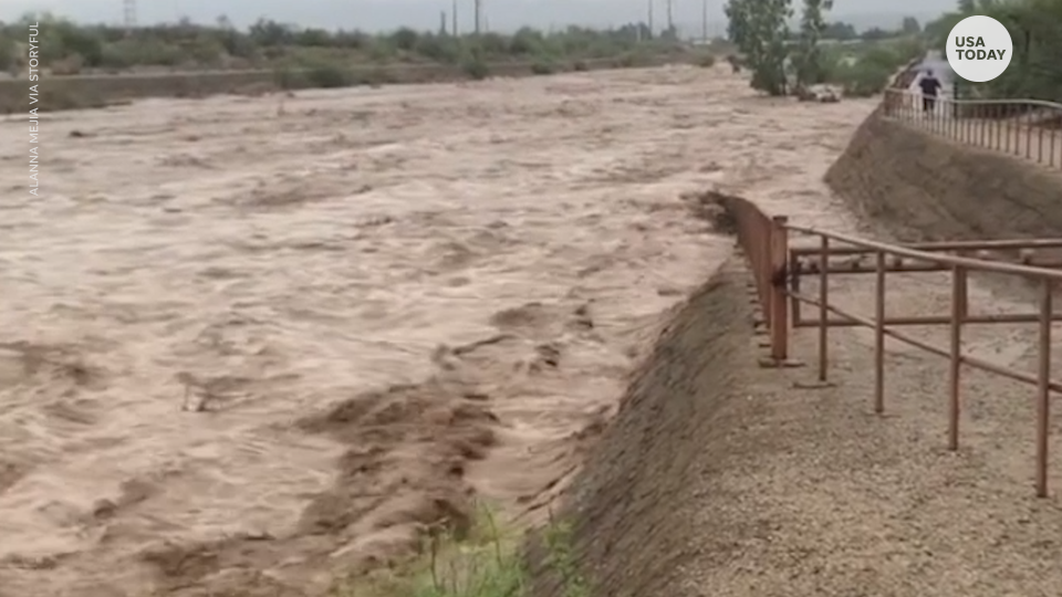 Monsoon rains lead to dangerous floods in Southwest.