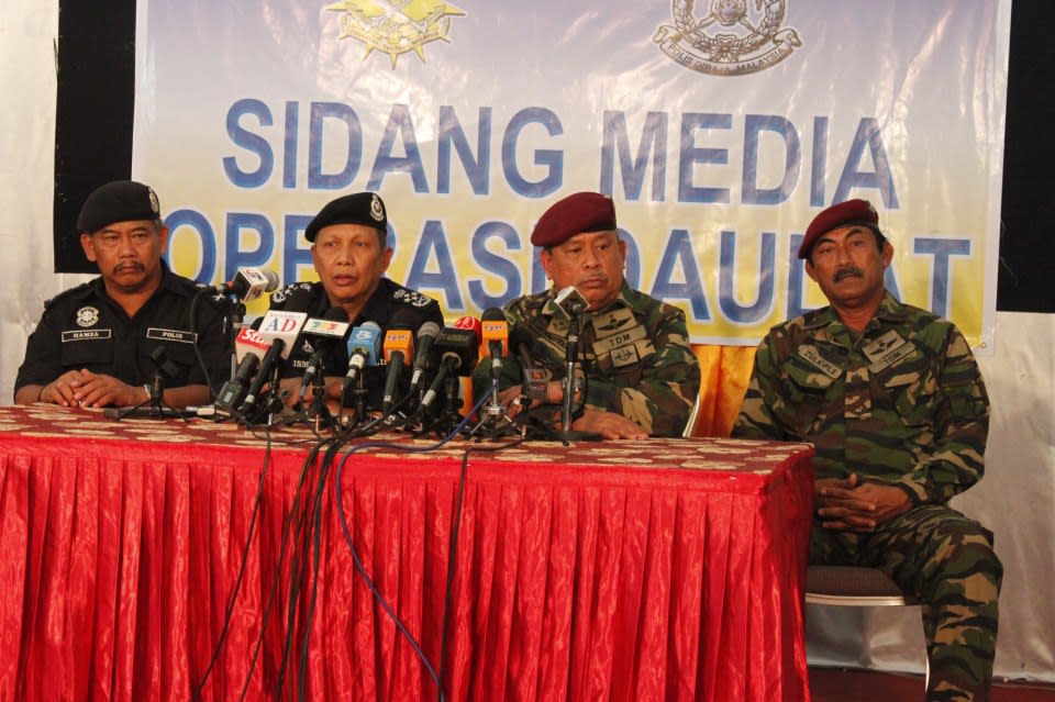 Pics: Malaysian forces on high alert