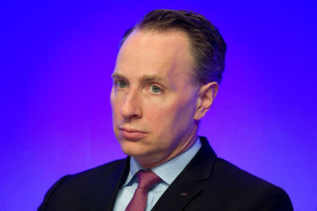 Thomas Buberl, CEO of French insurer AXA, speaks during the company's 2016 annual results presentation in Paris, France, February 23, 2017. REUTERS/Charles Platiau