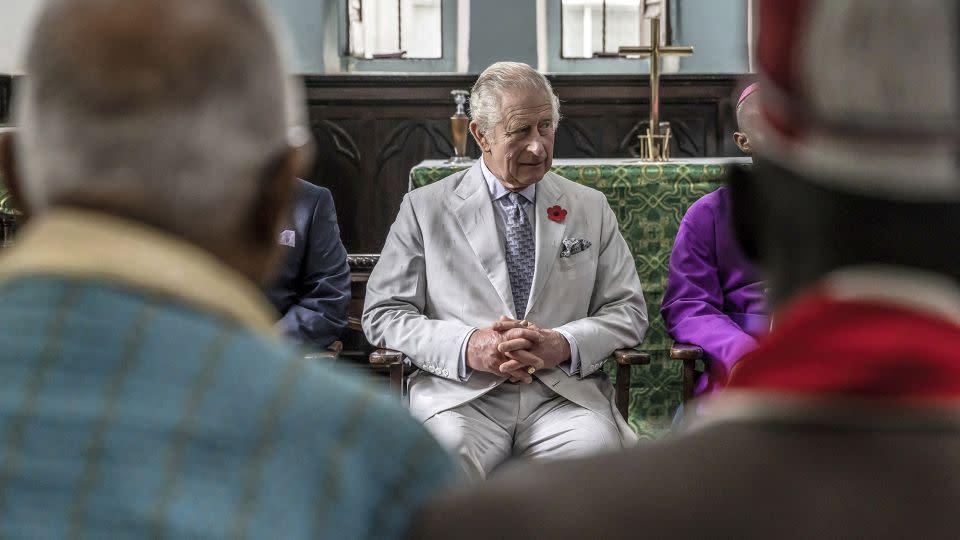King Charles attends an interfaith meeting in Mombasa, Kenya. - Luis Tato/Pool/AP